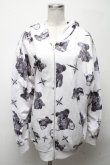 画像1: TRAVAS TOKYO / MYRIAD OF BEARS ZIPパーカー  白ｘ黒 S-25-04-25-012-PU-TO-AS-ZS (1)