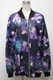 画像1: TRAVAS TOKYO / Patterned All Over Zip Blouson/総柄ポンチブルゾン  黒 S-25-04-25-020-PU-JA-AS-ZS (1)