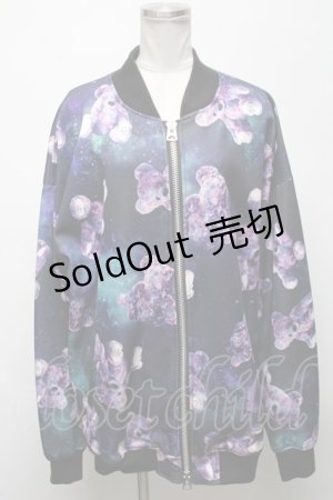 画像: TRAVAS TOKYO / Patterned All Over Zip Blouson/総柄ポンチブルゾン  黒 S-25-04-25-020-PU-JA-AS-ZS