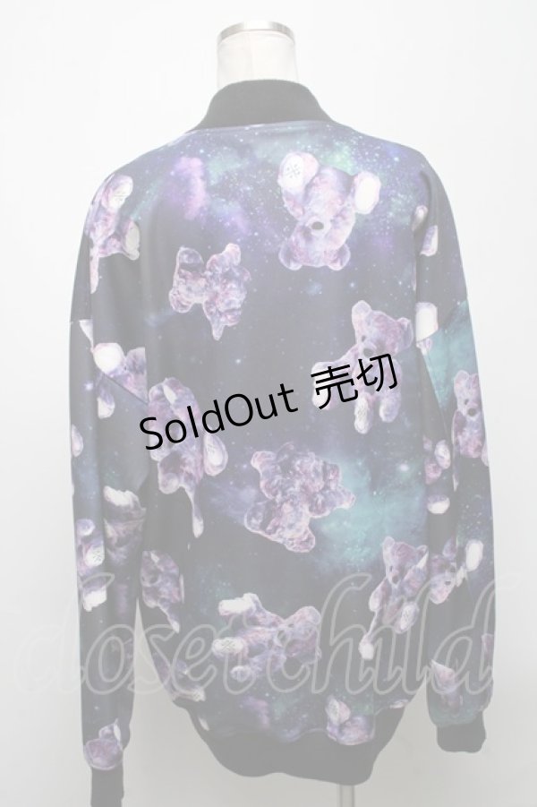 画像2: TRAVAS TOKYO / Patterned All Over Zip Blouson/総柄ポンチブルゾン  黒 S-25-04-25-020-PU-JA-AS-ZS (2)