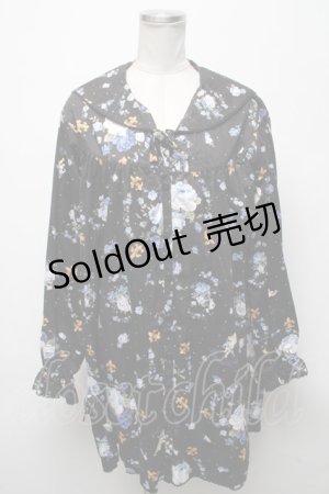 画像: Physical Drop / セーラーチュニックワンピース  黒 S-25-04-25-021-LO-OP-AS-ZS
