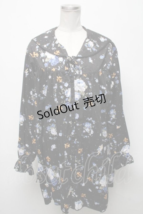 画像1: Physical Drop / セーラーチュニックワンピース  黒 S-25-04-25-021-LO-OP-AS-ZS (1)