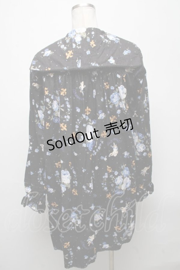 画像2: Physical Drop / セーラーチュニックワンピース  黒 S-25-04-25-021-LO-OP-AS-ZS (2)