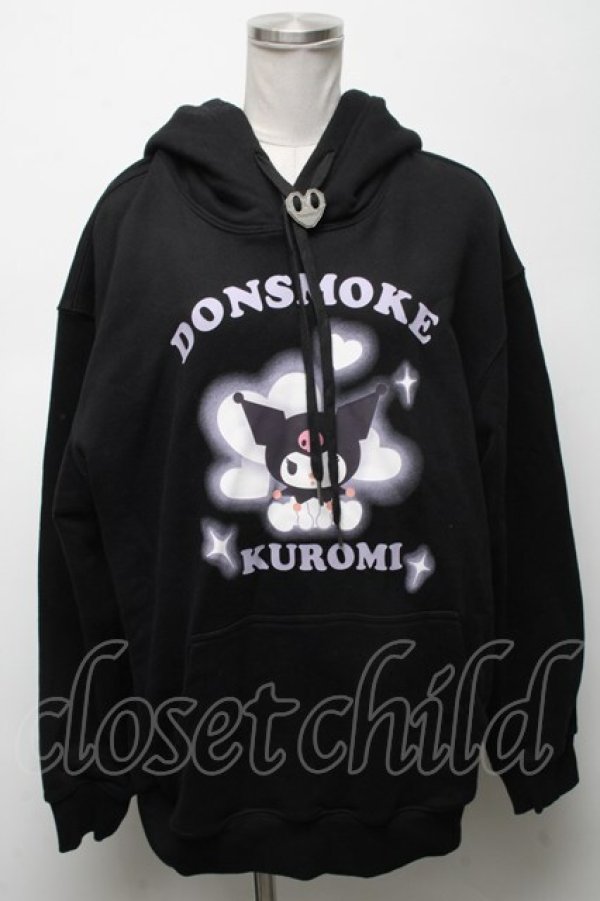 画像1: PUNK / DONSMOKxKUROMIパーカー  黒 S-25-04-25-031-PU-TO-AS-ZS (1)