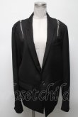 画像1: CIVARIZE / ショルダーZIPデザインテーラードジャケット  黒 S-25-04-25-032-GO-JA-AS-ZS (1)
