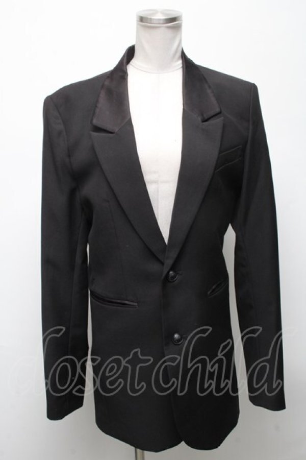 画像1: JURY BLACK / テーラードジャケット S 黒 S-25-04-25-034-GL-JA-AS-ZS (1)