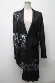 画像1: CIVARIZE / アシンメトリープリーツロングテーラードジャケット 44 黒 S-25-04-25-035-GO-JA-AS-ZS (1)