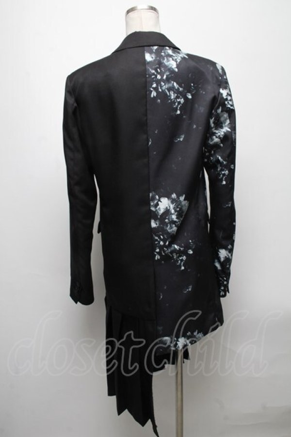 画像2: CIVARIZE / アシンメトリープリーツロングテーラードジャケット 44 黒 S-25-04-25-035-GO-JA-AS-ZS (2)