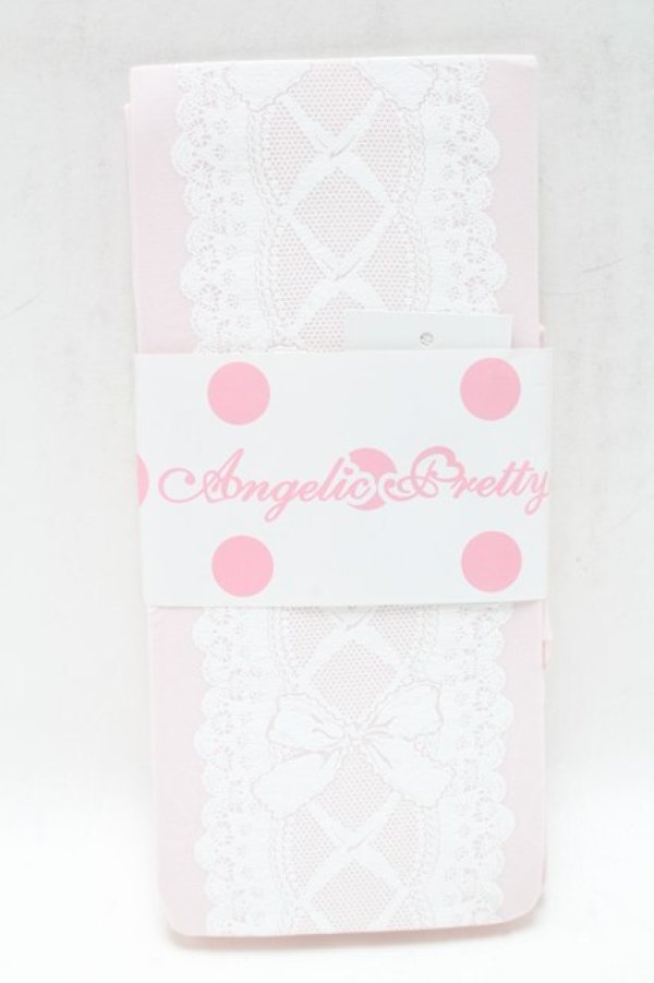 画像1: Angelic Pretty / Fantasticレースアップタイツ  ピンク S-25-04-27-001-AP-ZA-AS-ZS (1)