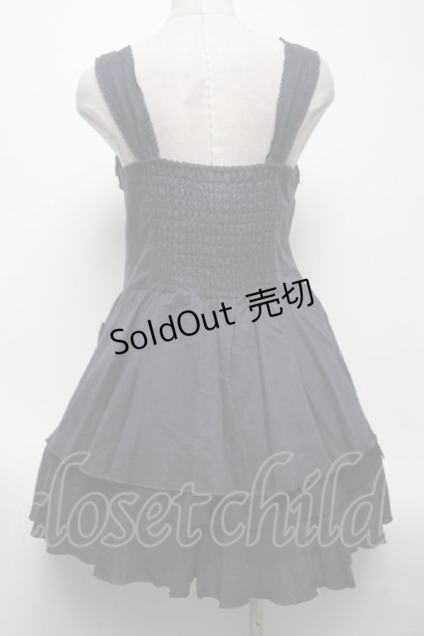 画像2: axes femme / ワークティアードチュニック  紺 S-25-04-27-059-AX-TO-HR-ZS (2)