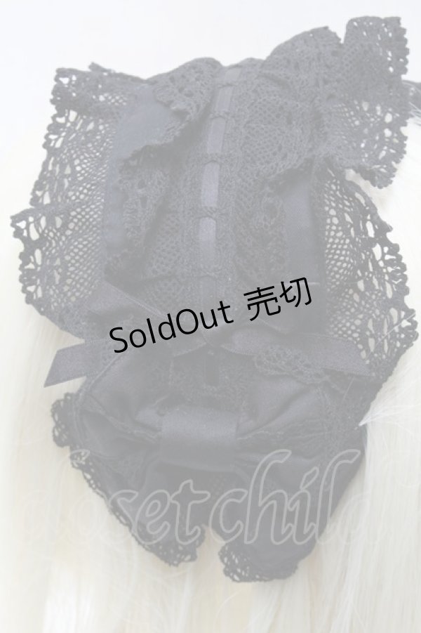 画像4: Angelic Pretty / ヘッドドレス風カチューシャ  黒 S-25-04-27-007-AP-AC-AS-ZS (4)
