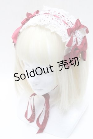 画像: BABY,THE STARS SHINE BRIGHT / プリンセスドロップヘッドドレス  ワイン S-25-04-27-008-BA-AC-AS-ZS