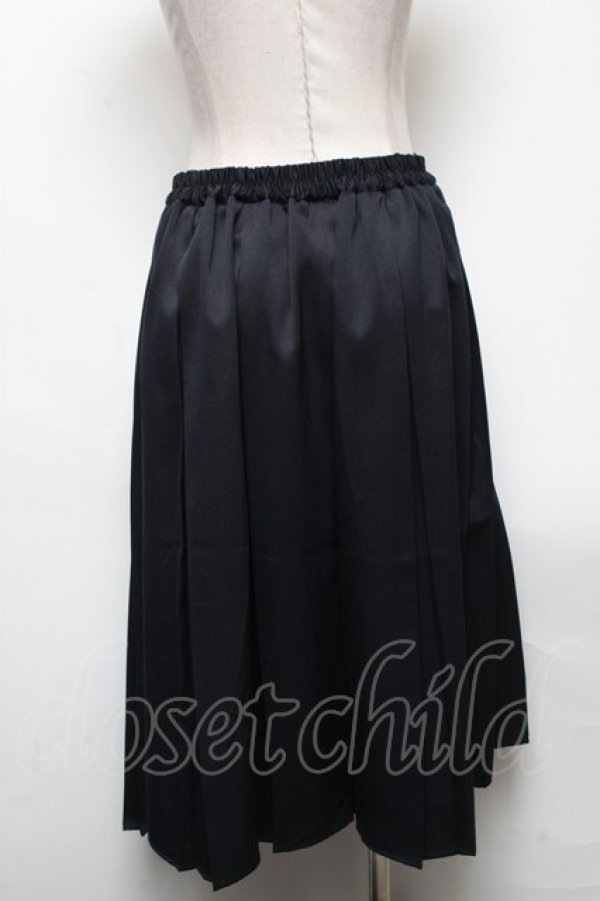 画像2: axes femme / プリーツスカート  紺 S-25-04-27-074-AX-SK-ET-ZS (2)