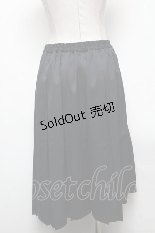 画像2: axes femme / プリーツスカート  紺 S-25-04-27-074-AX-SK-ET-ZS (2)