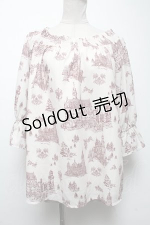 画像: axes femme / シャトーPTブラウス  ベージュ S-25-04-27-021-AX-BL-HR-ZS