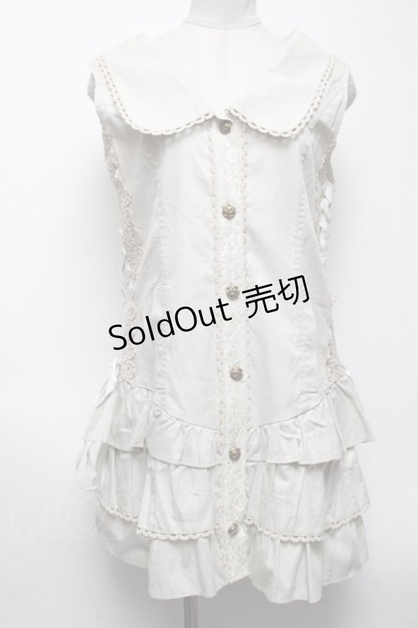 画像1: axes femme / レースベスト   S-25-04-27-024-AX-BL-HR-ZS (1)