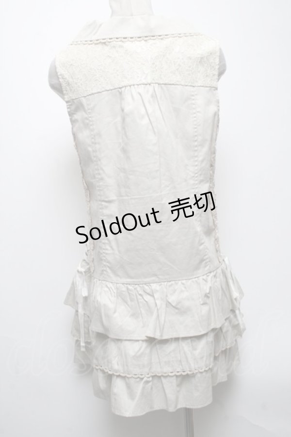 画像2: axes femme / レースベスト   S-25-04-27-024-AX-BL-HR-ZS (2)