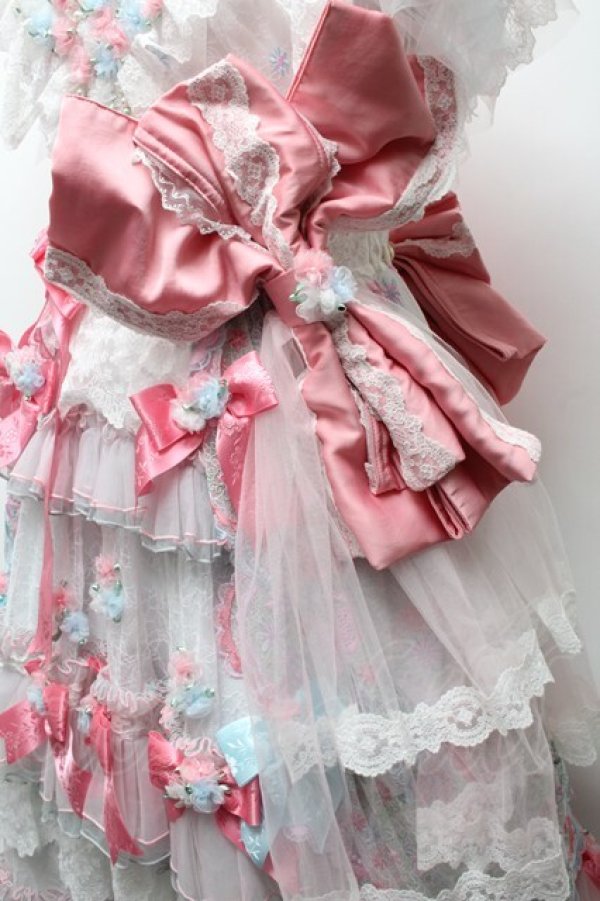 BABY,THE STARS SHINE BRIGHT / Le Paradis des Belles Fleursドレス  オフ白 S-25-04-27-040-BA-TO-AS-ZS BABY,THE STARS SHINE BRIGHT / Le Paradis des Belles Fleurs