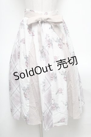 画像: axes femme / パッチワークミディスカート  ピンク S-25-04-28-065-AX-SK-HR-ZS