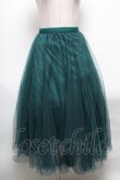 画像1: axes femme / ロングチュールスカート  グリーン S-25-04-28-066-AX-SK-HR-ZS (1)