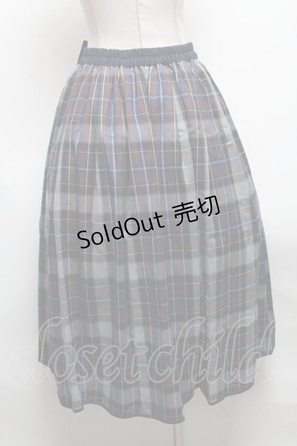 画像2: axes femme POETIQUE / リボンベルトロングスカート  紺 S-25-04-28-067-AX-SK-HR-ZS (2)