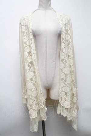 画像: axes femme / ロングカーディガン  オフ S-25-04-28-015-AX-TO-AS-ZS