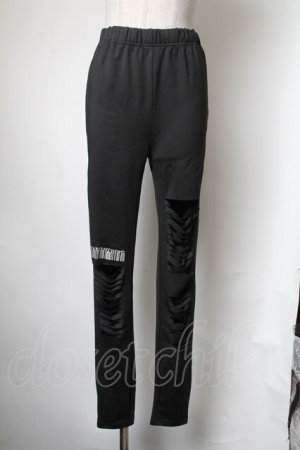 画像: NieR Clothing / レギンス  黒 S-25-05-01-057-PU-PA-AS-ZS