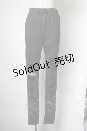 画像: NieR Clothing / レギンス  黒 S-25-05-01-057-PU-PA-AS-ZS