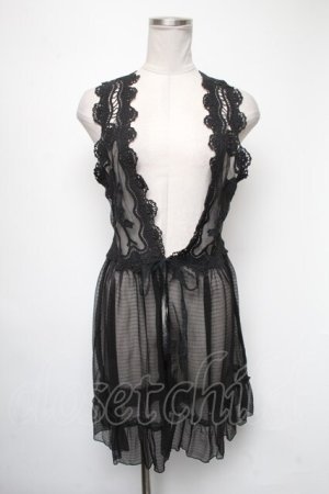 画像: axes femme / レーシージレ  黒 S-25-05-01-011-AX-TO-HR-ZS