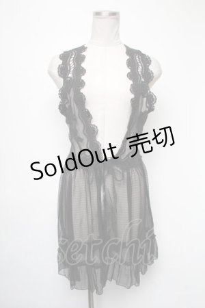 画像: axes femme / レーシージレ  黒 S-25-05-01-011-AX-TO-HR-ZS