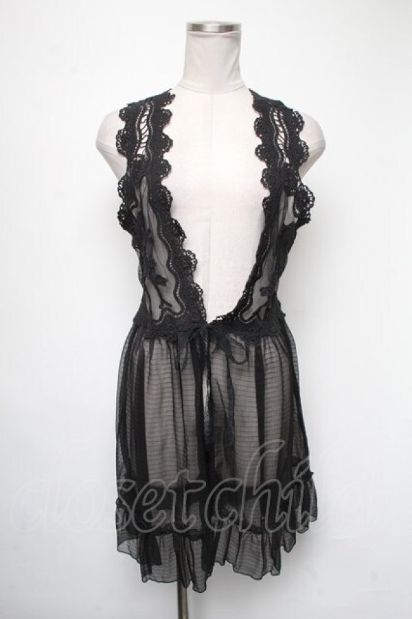 画像1: axes femme / レーシージレ  黒 S-25-05-01-011-AX-TO-HR-ZS (1)