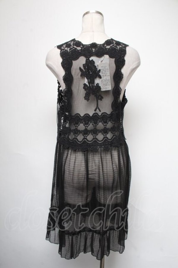 画像2: axes femme / レーシージレ  黒 S-25-05-01-011-AX-TO-HR-ZS (2)