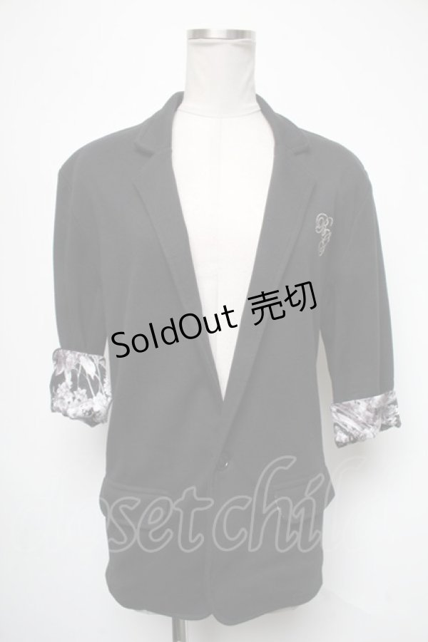 画像1: PUNK / 切替スウェットトップス  黒 S-25-05-01-012-PU-TO-HR-ZS (1)