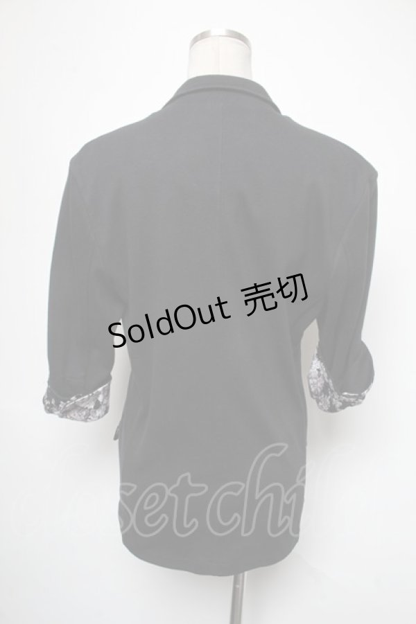 画像2: PUNK / 切替スウェットトップス  黒 S-25-05-01-012-PU-TO-HR-ZS (2)