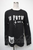 画像1: no future / プリント長袖プルオーバー  黒 S-25-05-01-013-PU-TS-HR-ZS (1)