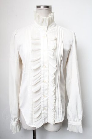 画像: CHOICE / フリルブラウス  オフ S-25-05-01-002-PU-BL-AS-ZS