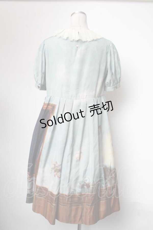 画像2: Jane Marple / English Manor Houseミニワンピース  ミント S-25-05-01-022-JM-OP-HR-ZS (2)