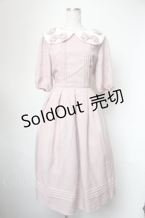 画像: Melody BasKet / リボンいっぱいワンピース  ピンク S-25-05-01-025-LO-OP-HR-ZS