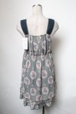 画像2: axes femme / ローズミラー柄チェーンチュニック  グリーン S-25-05-01-044-AX-TO-AS-ZS (2)