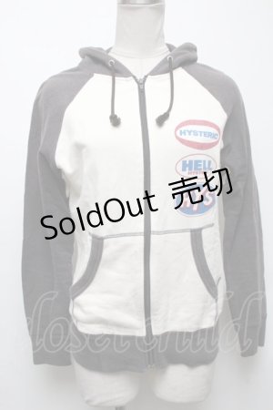 画像: HYSTERIC GLAMOUR / プリントパーカー  オフｘグレー S-25-05-03-007-PU-TO-HR-ZS