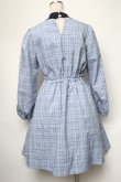 画像2: axes femme POETIQUE / リブカットレイヤード風ワンピース  サックス S-25-05-03-032-AX-TO-HR-ZS (2)