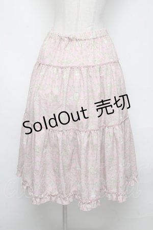 画像: m petit by misako / NINA'Sコラボスカート L ピンク S-25-05-05-055-LO-SK-AS-ZS