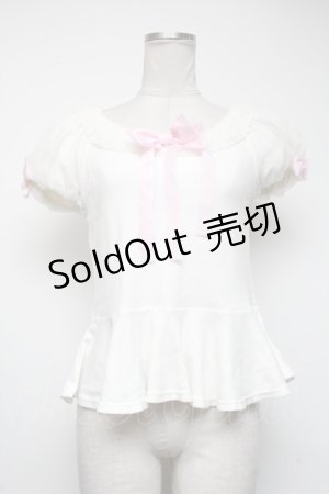 画像: Angelic Pretty / ホイップチュールカットソー  オフ S-25-05-05-057-AP-TO-AS-ZS