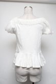 画像2: Angelic Pretty / ホイップチュールカットソー  オフ S-25-05-05-057-AP-TO-AS-ZS (2)