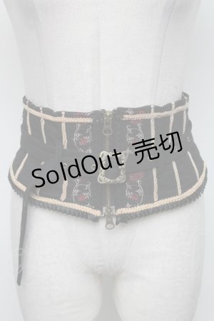 画像: Ozz Croce / カマーベルト  黒 S-25-05-05-1012-OO-TO-AS-ZS