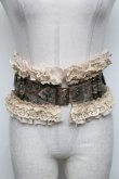 画像1: PUNK RAVE / コルセットベルト  ベージュ S-25-05-05-1014-PU-ZA-AS-ZS (1)