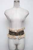 画像2: PUNK RAVE / コルセットベルト  ベージュ S-25-05-05-1014-PU-ZA-AS-ZS (2)