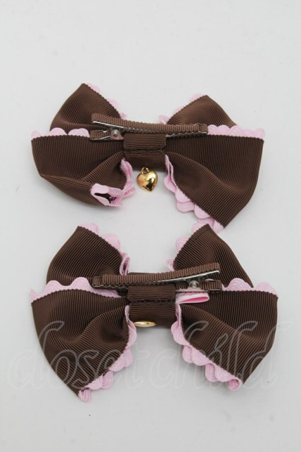 画像2: Angelic Pretty / カラフルパールクリップSet  ブラウン S-25-05-05-1002-AP-AC-HR-ZS (2)