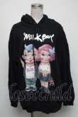 画像1: MILKBOY / SICKBOY パーカー  黒 S-25-05-05-1026-MB-TO-AS-ZS (1)