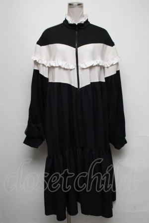 画像: HEIHEI / ジャージワンピース  黒 S-25-05-05-1031-PU-OP-AS-ZS